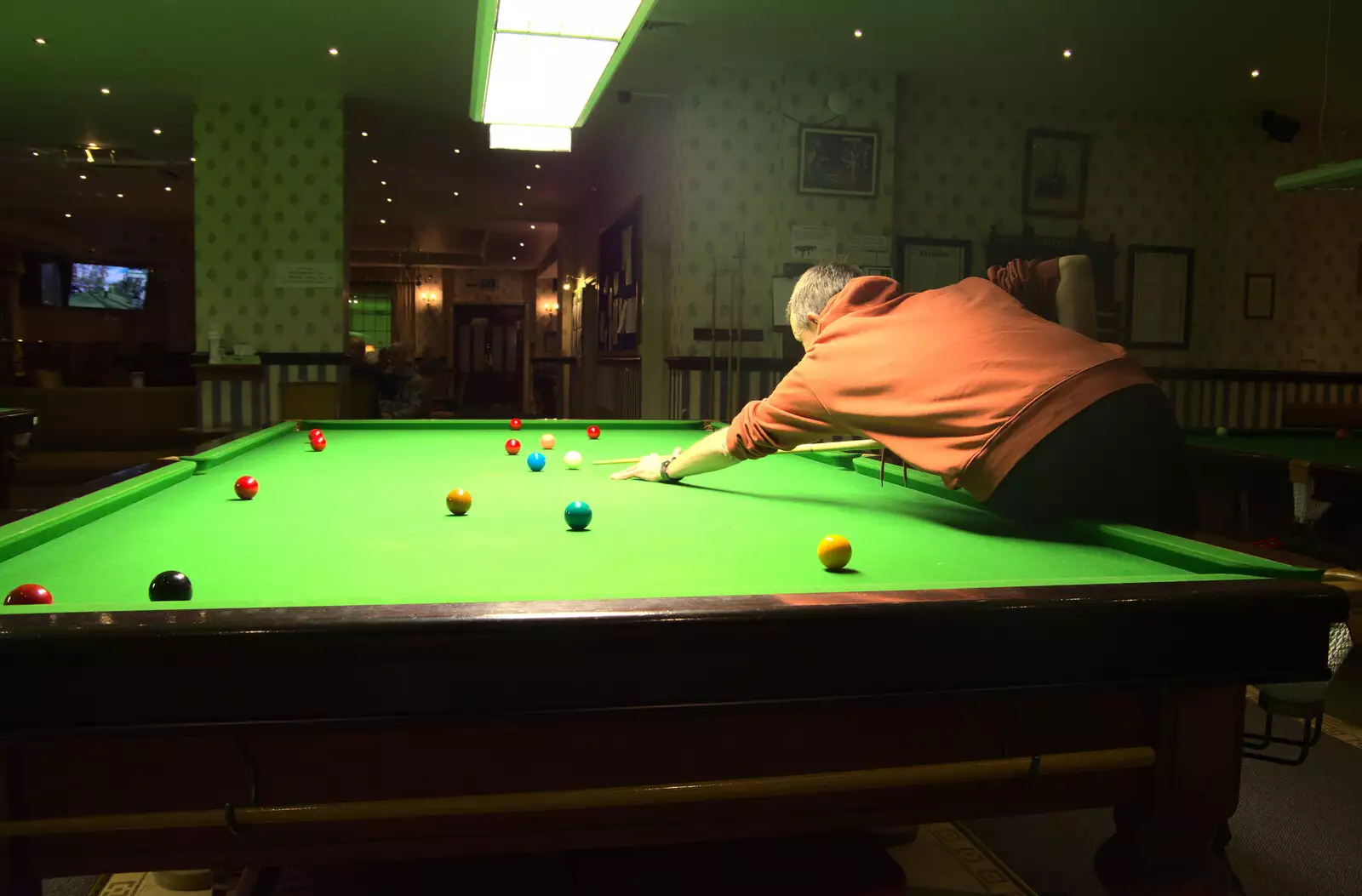 Nosher plays a shot, from A Trip Down South, New Milton, Hampshire - 9th April 2022