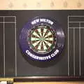 The dart board says it like it is, A Trip Down South, New Milton, Hampshire - 9th April 2022