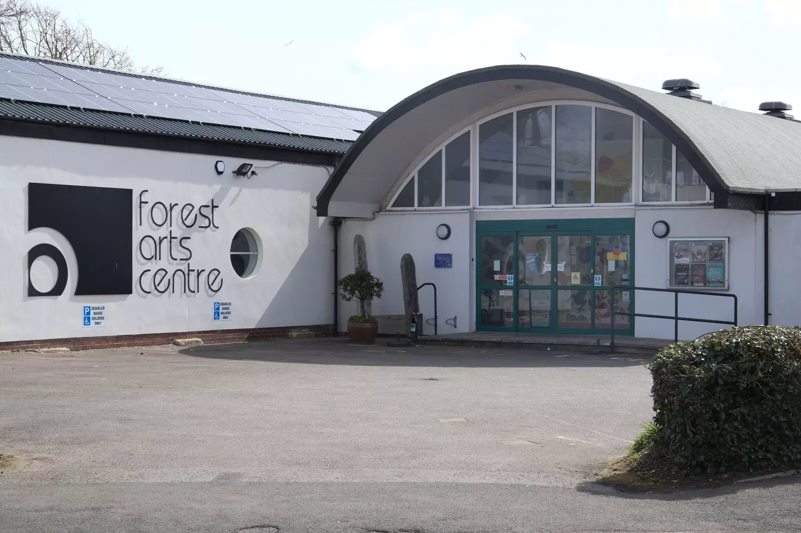 The Forest Arts Centre, once an AJO venue, from Bernice's Birthday and Walks Around New Milton and Lymington, Hampshire - 10th April 2022