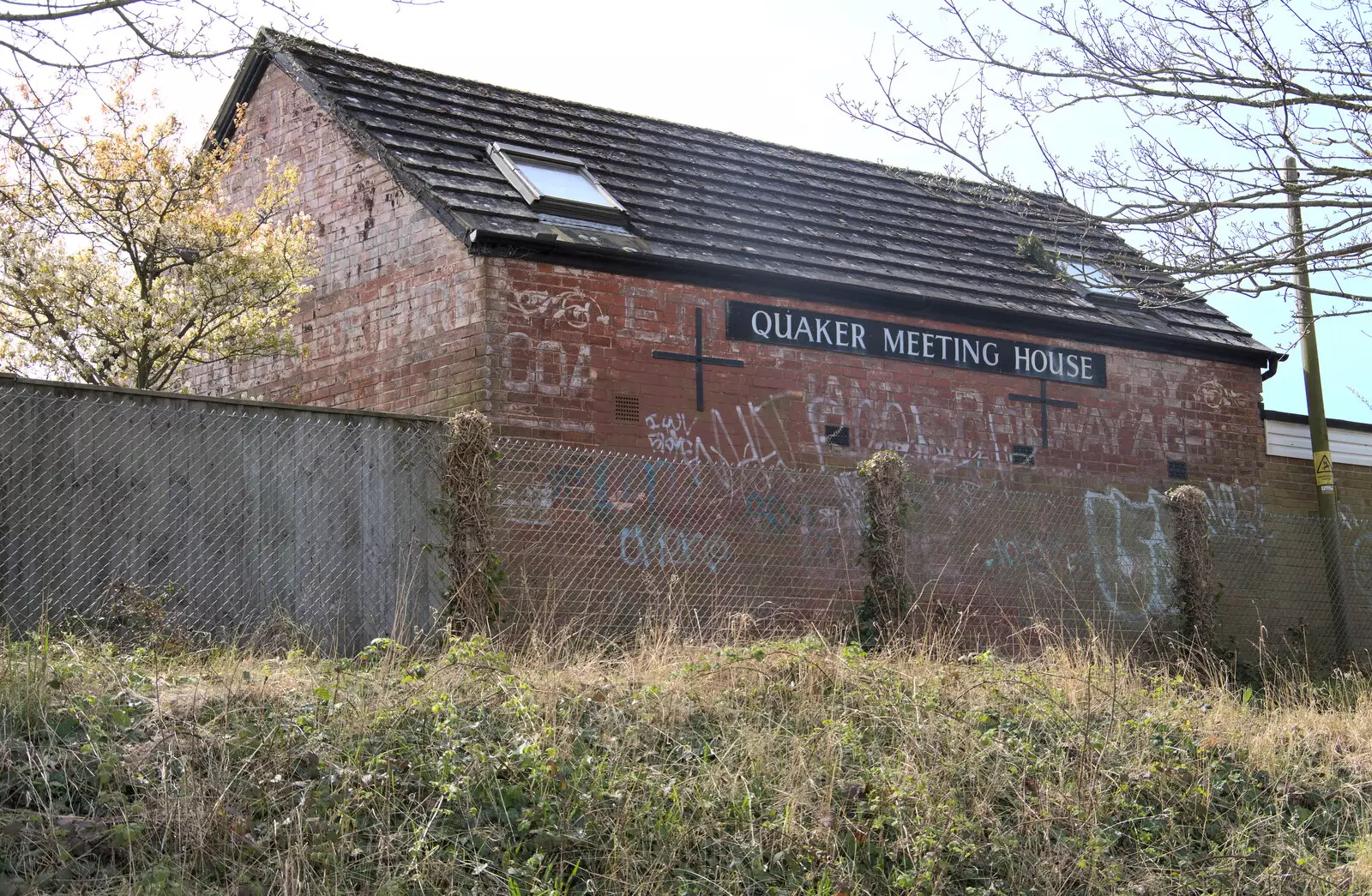 The Quaker Meeting House by the railway station, from Bernice's Birthday and Walks Around New Milton and Lymington, Hampshire - 10th April 2022