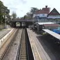 The tracks leading off to Sway and Brockenhurst, Bernice's Birthday and Walks Around New Milton and Lymington, Hampshire - 10th April 2022