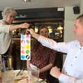 Sean gets a thank-you present from Bernice, Bernice's Birthday and Walks Around New Milton and Lymington, Hampshire - 10th April 2022