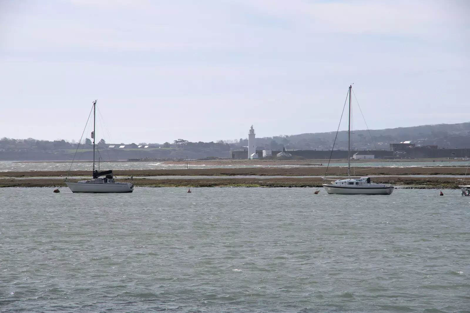 Sean's boat on its mooring, from Bernice's Birthday and Walks Around New Milton and Lymington, Hampshire - 10th April 2022