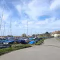 Hurst Castle Sailing Club's boat yard, Bernice's Birthday and Walks Around New Milton and Lymington, Hampshire - 10th April 2022