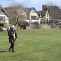 Bernice roams around the park at Christchurch, Bernice's Birthday and Walks Around New Milton and Lymington, Hampshire - 10th April 2022