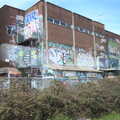 A heavily-tagged building, Bernice's Birthday and Walks Around New Milton and Lymington, Hampshire - 10th April 2022
