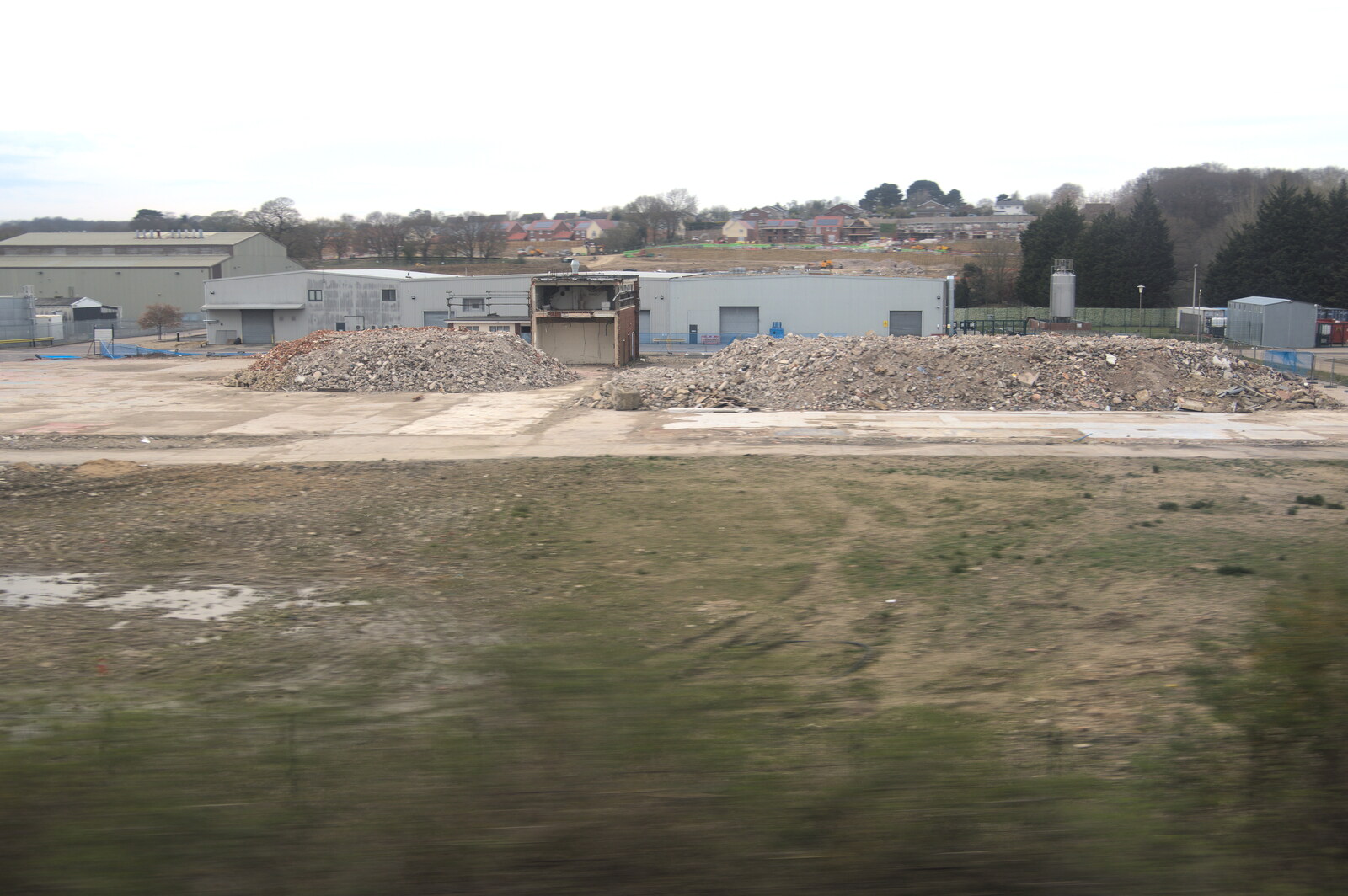 Bernice's Birthday and Walks Around New Milton and Lymington, Hampshire - 10th April 2022: The Xylotol factory at Brantham has nearly gone