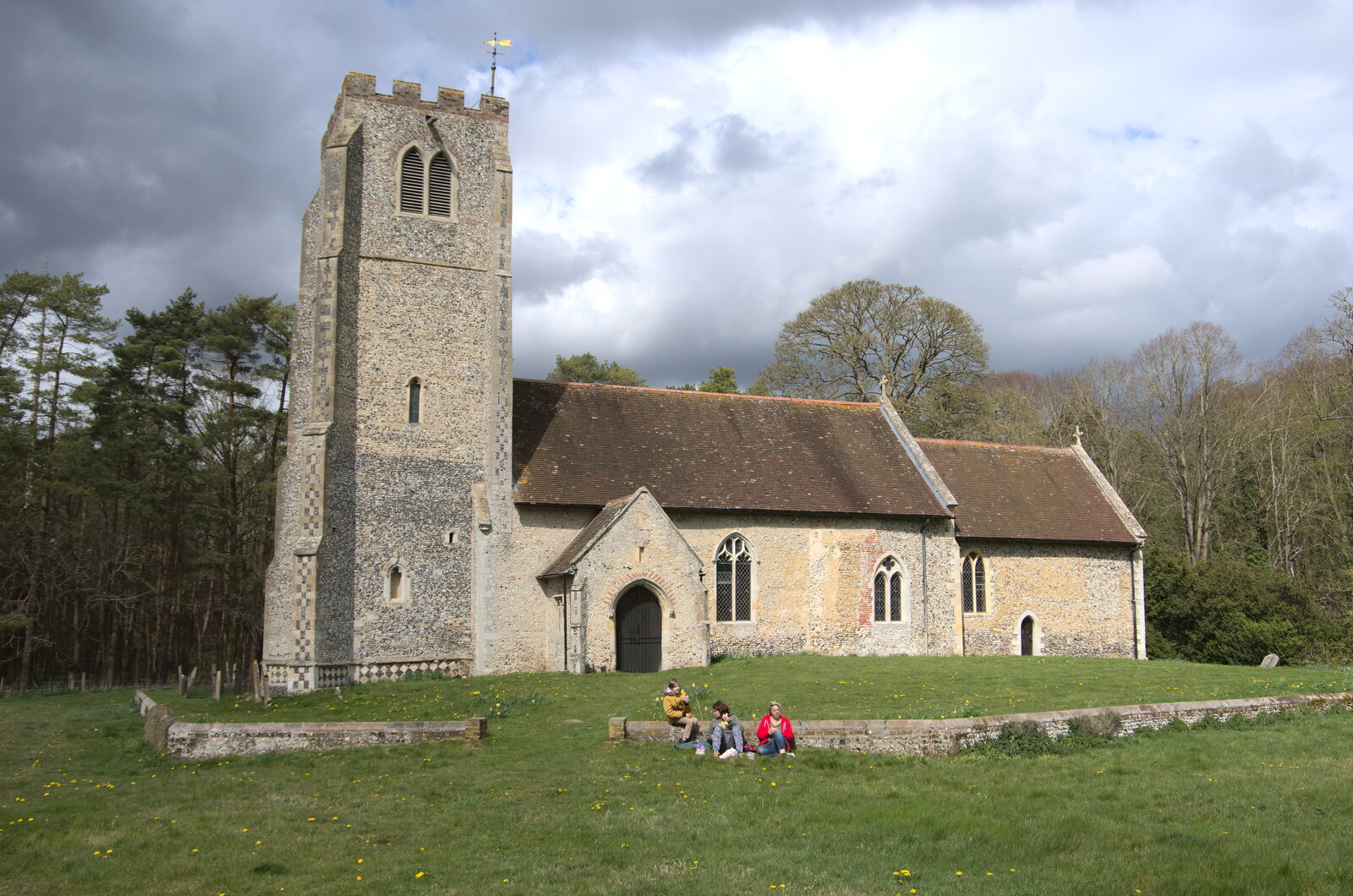 A Camper-Van Trip, West Harling, Norfolk - 13th April 2022: The lost church of All Saints at West Harling