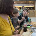 Fred at Itsu in Stansted Airport, Manorhamilton and Bundoran, Leitrim and Donegal, Ireland - 16th April 2022