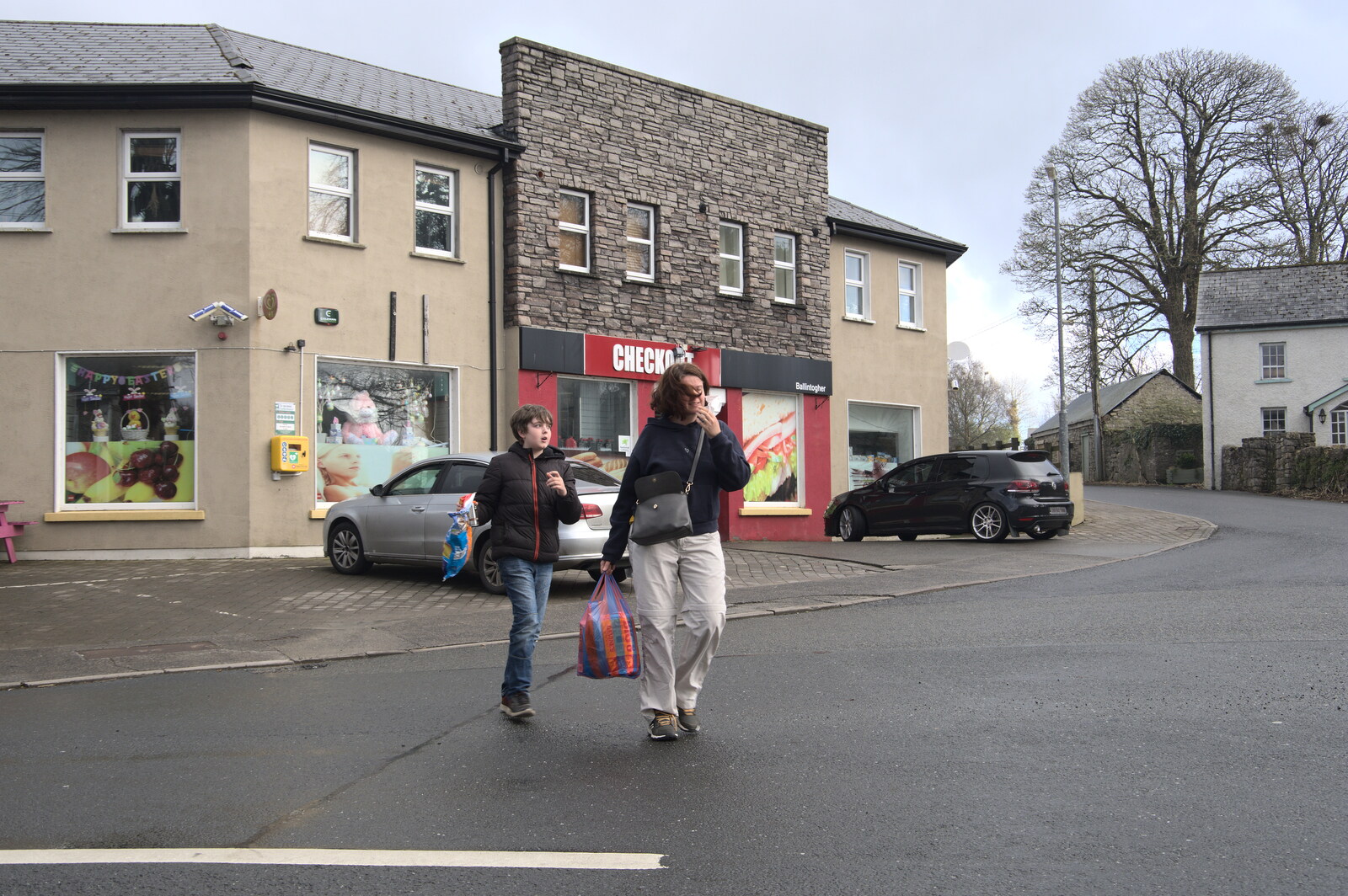 Fred and Isobel pick up some supplies from Manorhamilton and Bundoran, Leitrim and Donegal, Ireland - 16th April 2022