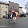 Fred and Isobel pick up some supplies, Manorhamilton and Bundoran, Leitrim and Donegal, Ireland - 16th April 2022