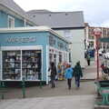 Fern and the boys head into Mr G's to buy stuff, Manorhamilton and Bundoran, Leitrim and Donegal, Ireland - 16th April 2022