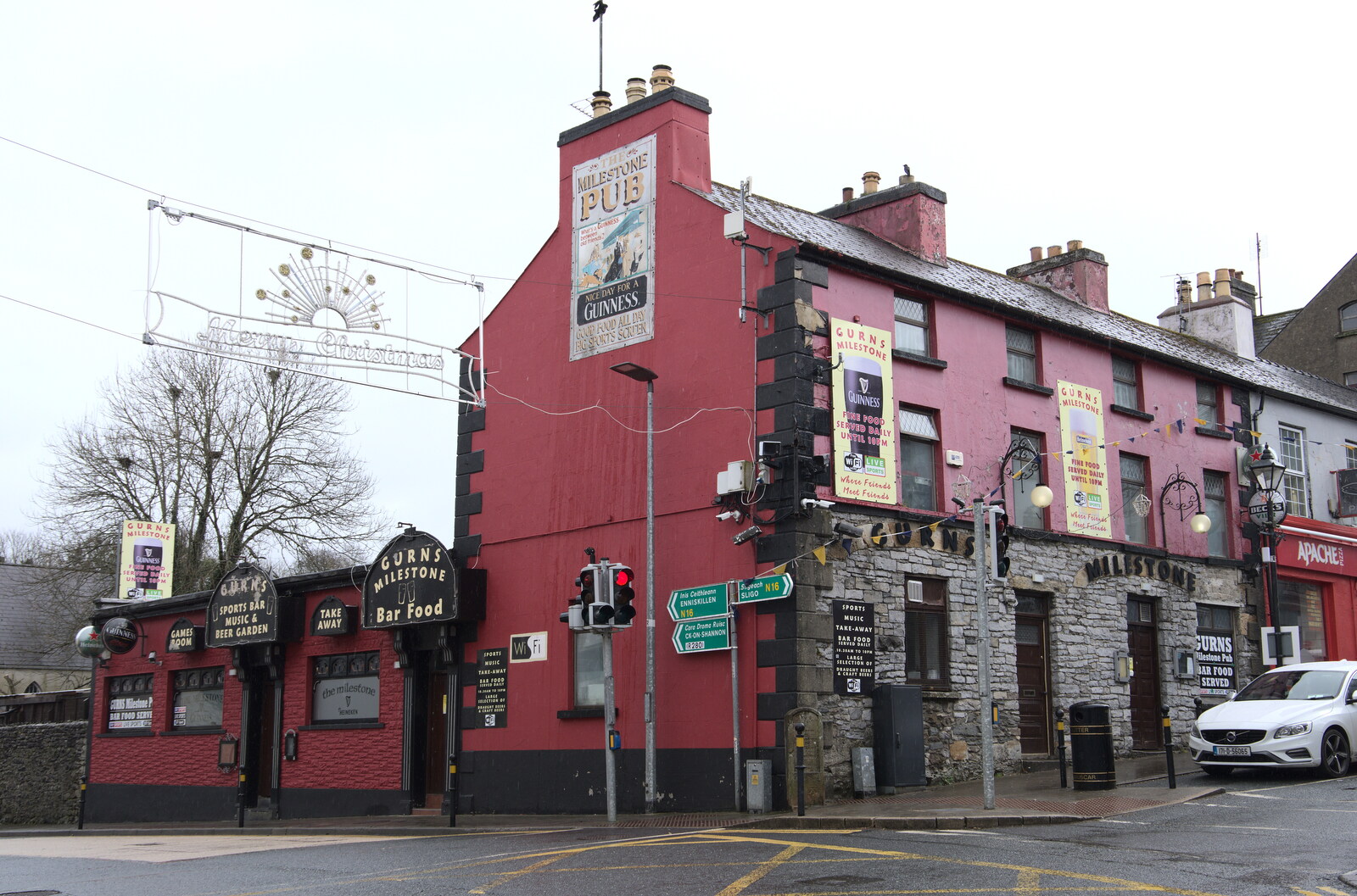 Gurn's Milestone pub is closed yet again from Manorhamilton and Bundoran, Leitrim and Donegal, Ireland - 16th April 2022