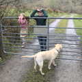 2022 Rachel and Fred on the gate
