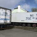 Derelict trailers say no to Joe McHugh, Greencastle, Doagh and Malin Head, County Donegal, Ireland - 19th April 2022