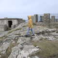 Harry walks around on the rocks, Greencastle, Doagh and Malin Head, County Donegal, Ireland - 19th April 2022