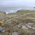 Harry runs around, Greencastle, Doagh and Malin Head, County Donegal, Ireland - 19th April 2022