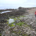 Isobel on the beach, Greencastle, Doagh and Malin Head, County Donegal, Ireland - 19th April 2022