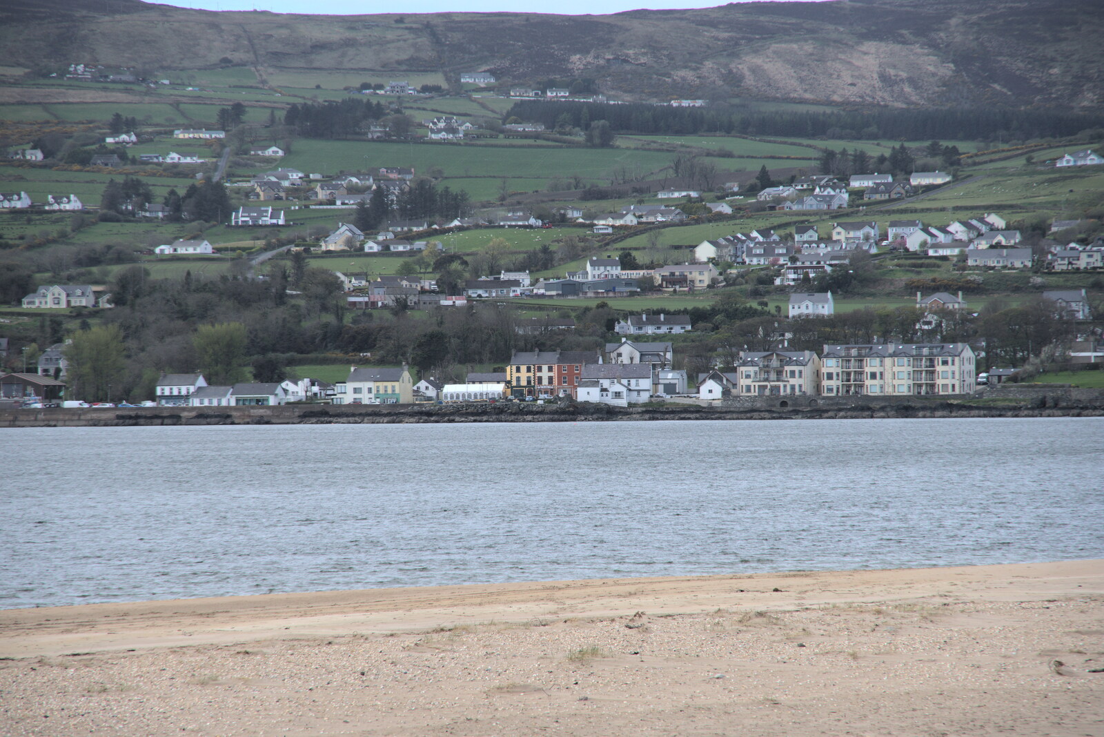 Greencastle, Doagh and Malin Head, County Donegal, Ireland - 19th April 2022: We spot our apartment, on the left