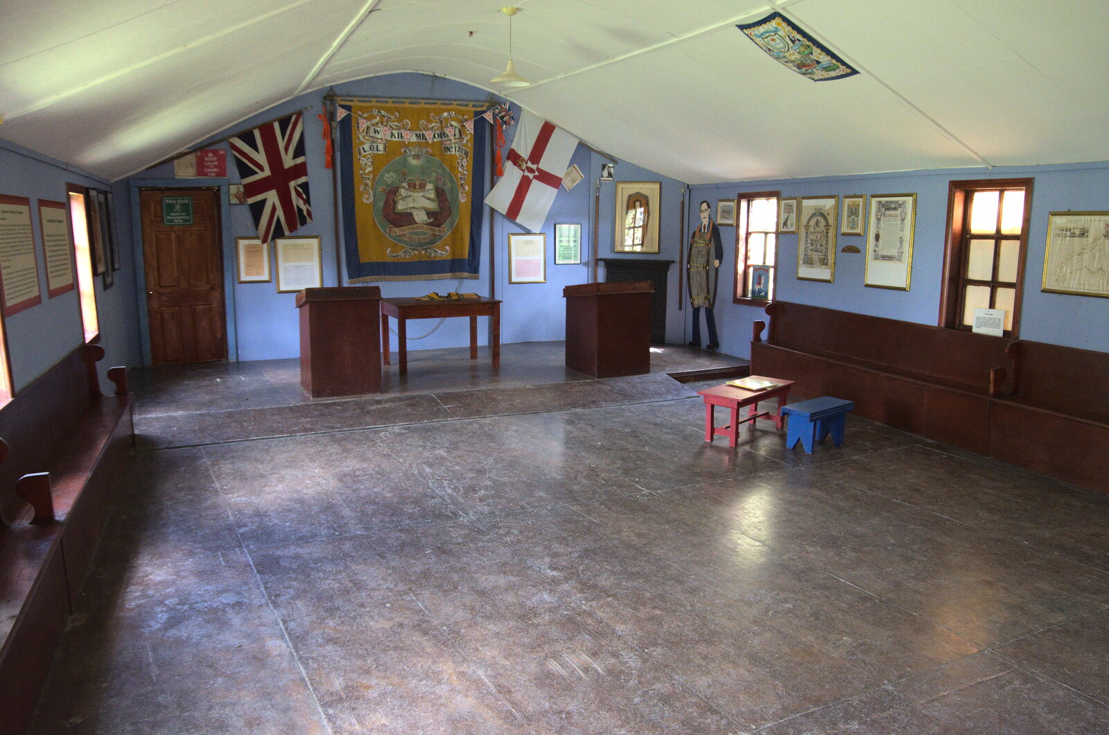 Greencastle, Doagh and Malin Head, County Donegal, Ireland - 19th April 2022: The museum has an Orange Hall recreation