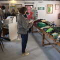 Isobel checks out the gift shop, Greencastle, Doagh and Malin Head, County Donegal, Ireland - 19th April 2022
