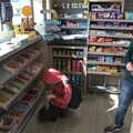 The boys are buying sweets again in the shop, Greencastle, Doagh and Malin Head, County Donegal, Ireland - 19th April 2022