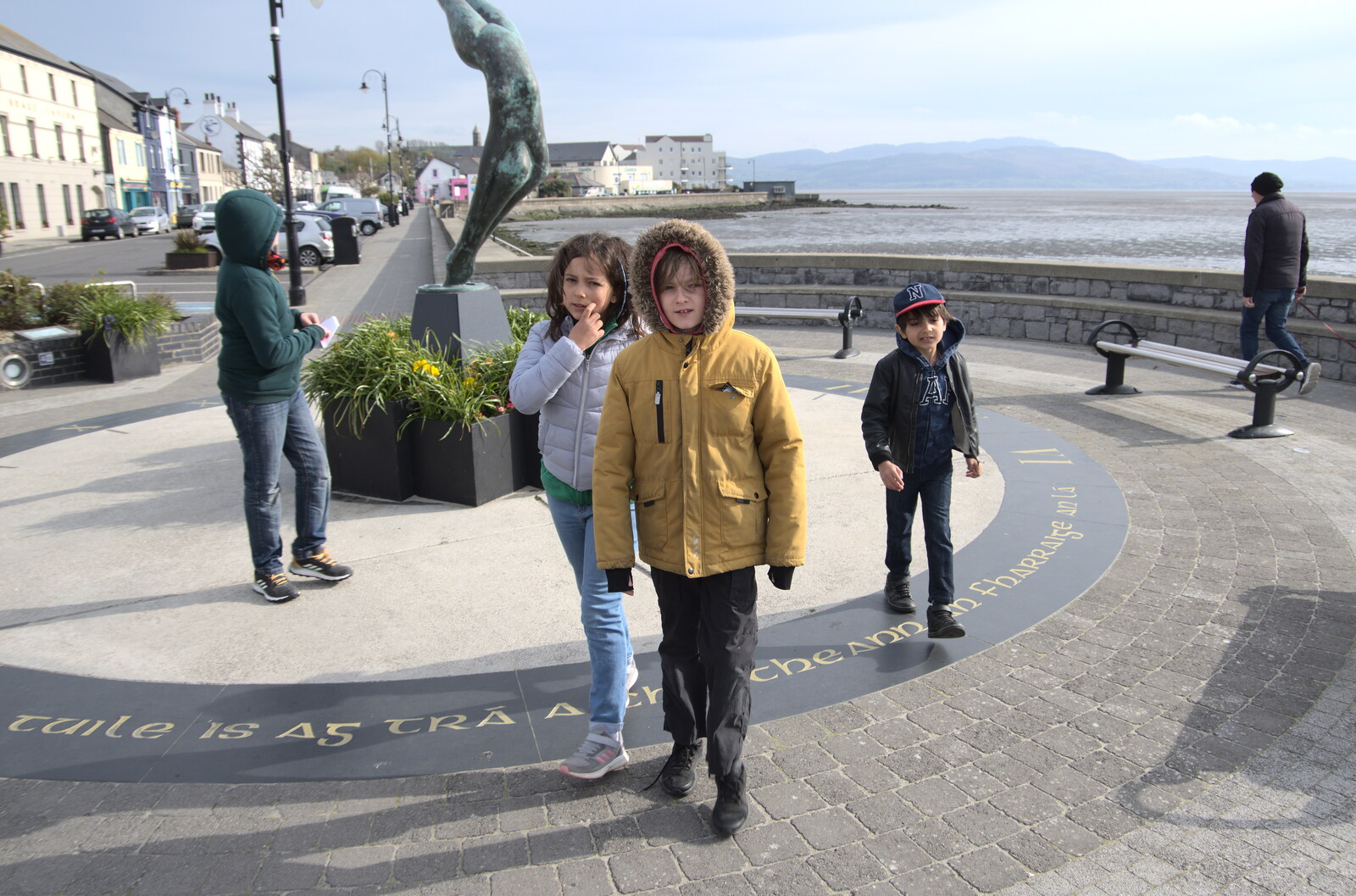 Blackrock North and South, Louth and County Dublin, Ireland - 23rd April 2022: Fred, Annalua, Harry and Nicholas