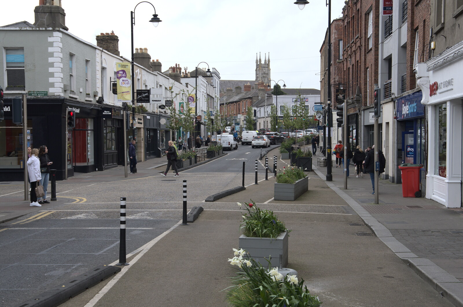 Blackrock North and South, Louth and County Dublin, Ireland - 23rd April 2022: Blackrock High Street