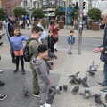 There's a pigeon dude near Grafton Street, Blackrock North and South, Louth and County Dublin, Ireland - 23rd April 2022