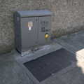 A Bee Friendly tag on a telecoms cabinet, Blackrock North and South, Louth and County Dublin, Ireland - 23rd April 2022