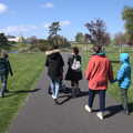 We walk around the park, Blackrock North and South, Louth and County Dublin, Ireland - 23rd April 2022