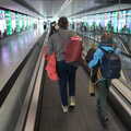 We're on the travelator at Dublin Airport, Blackrock North and South, Louth and County Dublin, Ireland - 23rd April 2022