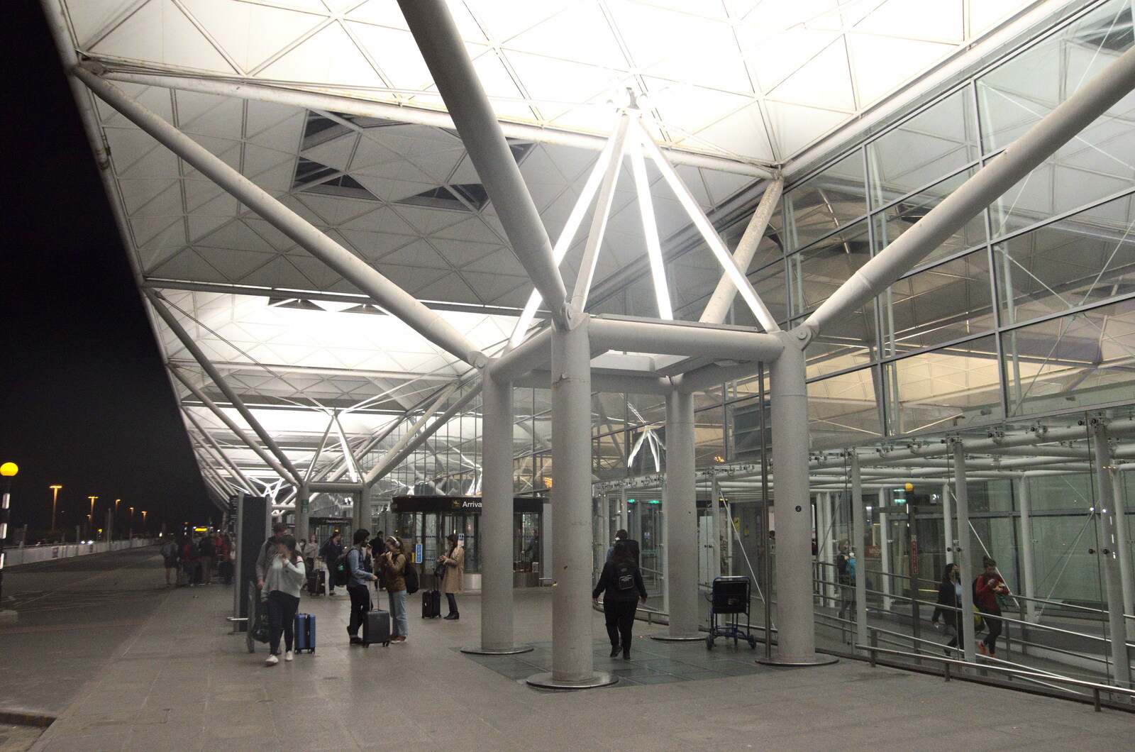 Blackrock North and South, Louth and County Dublin, Ireland - 23rd April 2022: Norman Foster's terminal at Stansted