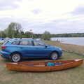 At the boat club for a test paddle around, The Canoe's First Outing, Weybread Lake, Harleston - 1st May 2022