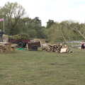 The climbey tree has been chopped down, The Canoe's First Outing, Weybread Lake, Harleston - 1st May 2022