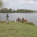 Isobel and Fred come back from a trip, The Canoe's First Outing, Weybread Lake, Harleston - 1st May 2022