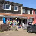 A beach tat shop in an 80s building block, On the Beach at Sea Palling, Norfolk - 8th May 2022