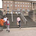 2022 We run up the steps to St. Peter's Street