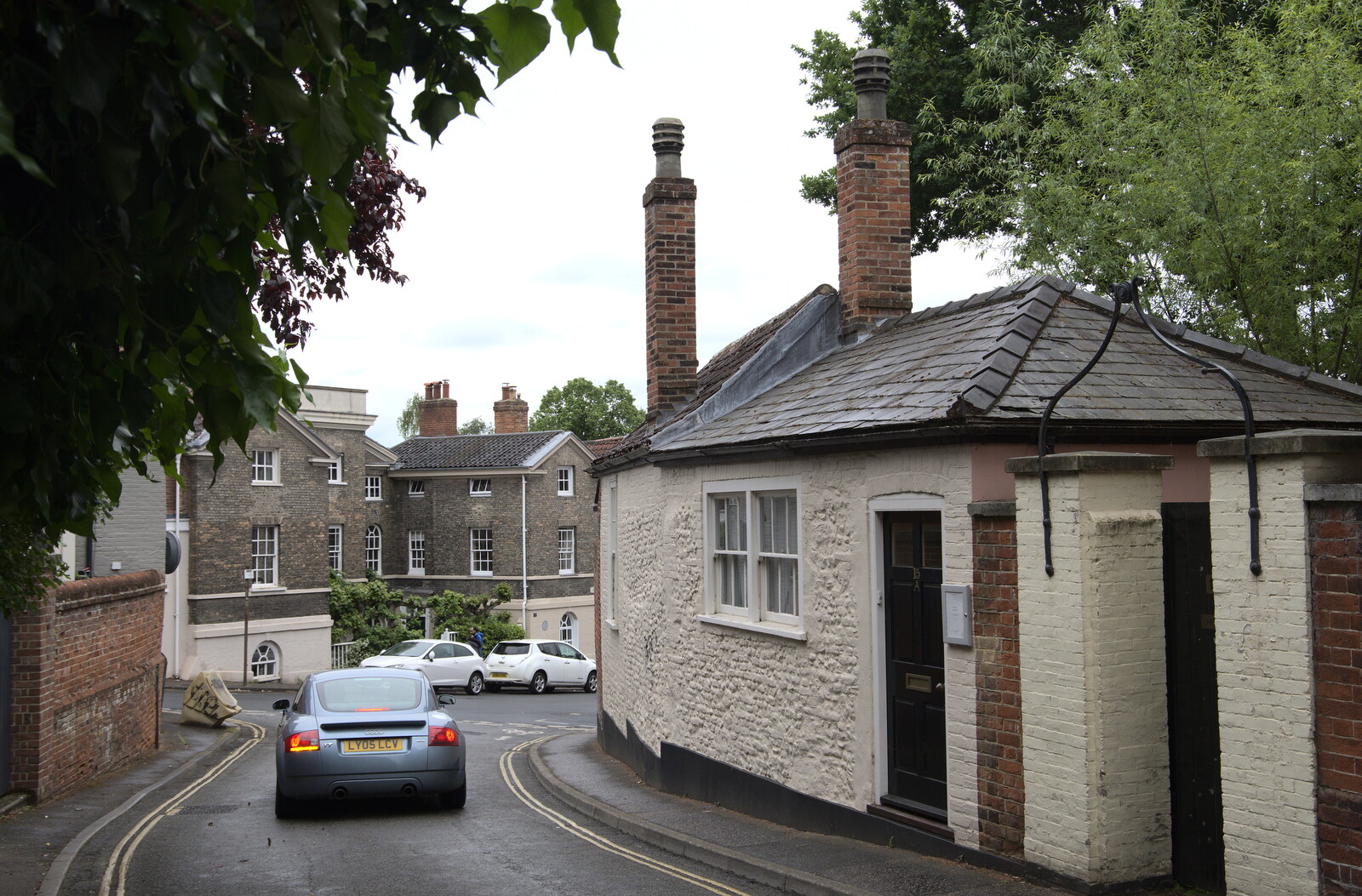 A quaint little house on the end of Willow Lane from Discovering the Hidden City: Norwich, Norfolk - 23rd May 2022