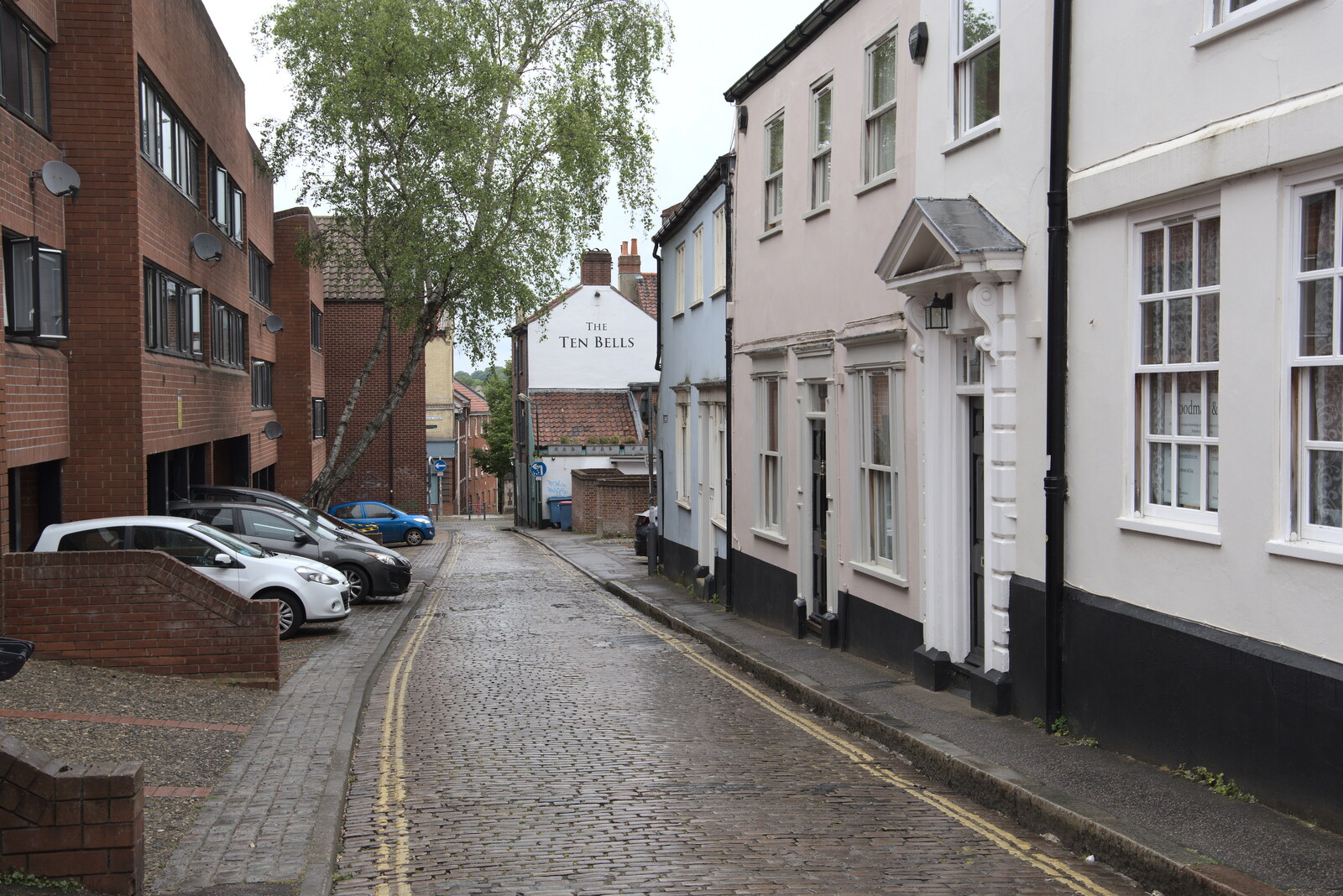 The back of the pub on Ten Bells Lane from Discovering the Hidden City: Norwich, Norfolk - 23rd May 2022