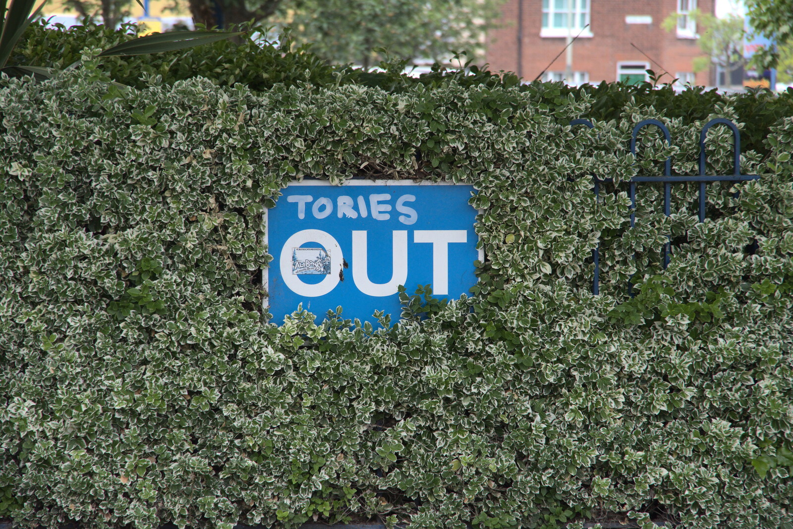 An amusing alteration to a car park 'out' sign from Discovering the Hidden City: Norwich, Norfolk - 23rd May 2022
