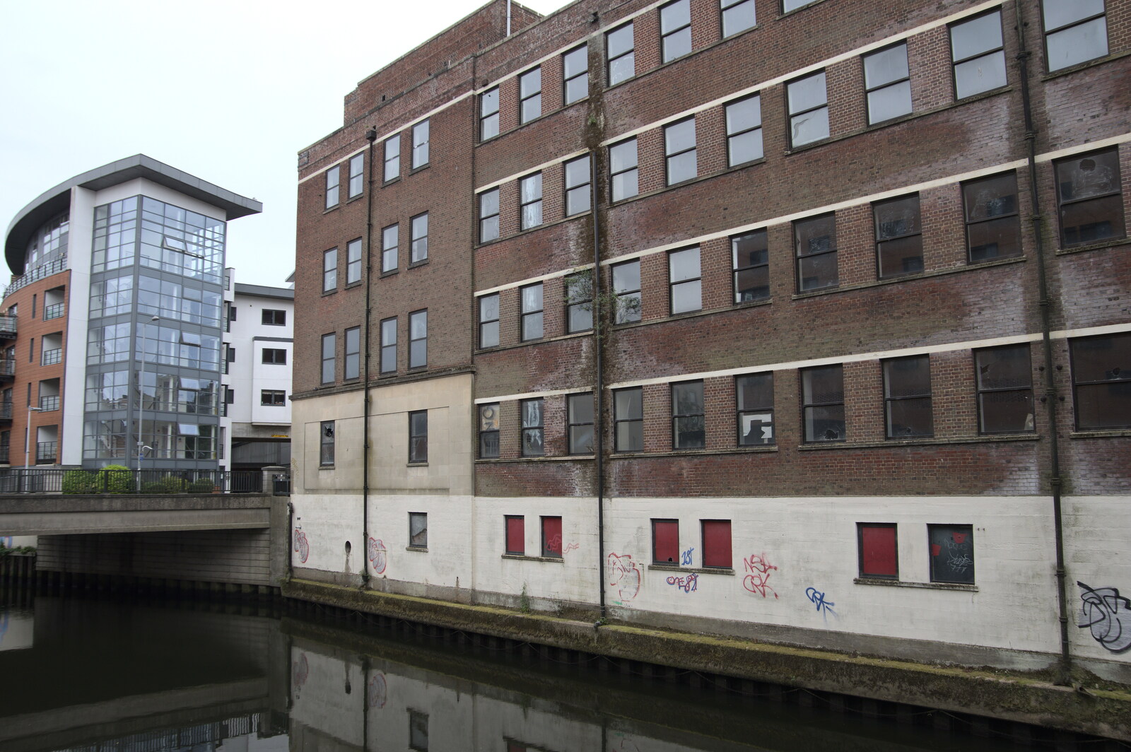Semi-derelict warehouse on Duke Street from Discovering the Hidden City: Norwich, Norfolk - 23rd May 2022