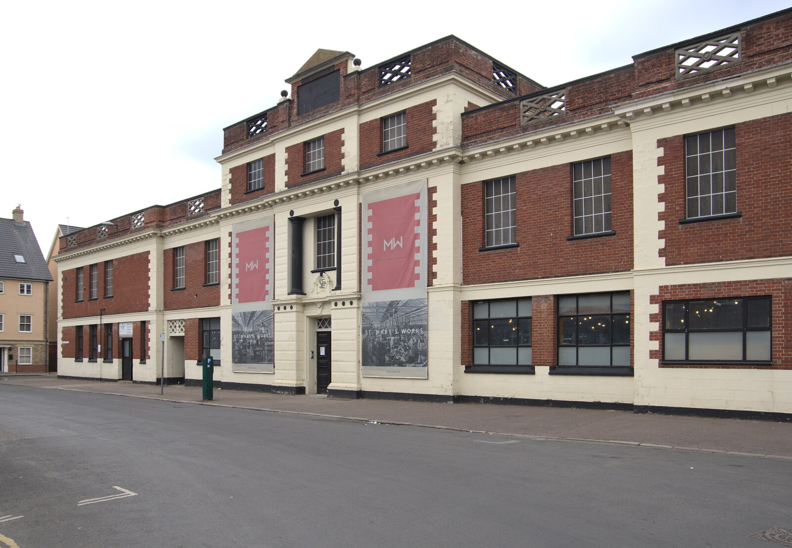 The grand St. Mary's Works in the Shoe Quarter from Discovering the Hidden City: Norwich, Norfolk - 23rd May 2022