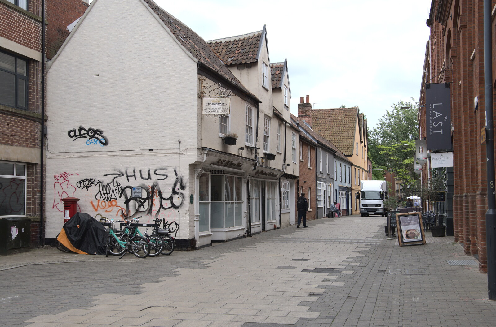 Looking down St. George's Street from Discovering the Hidden City: Norwich, Norfolk - 23rd May 2022