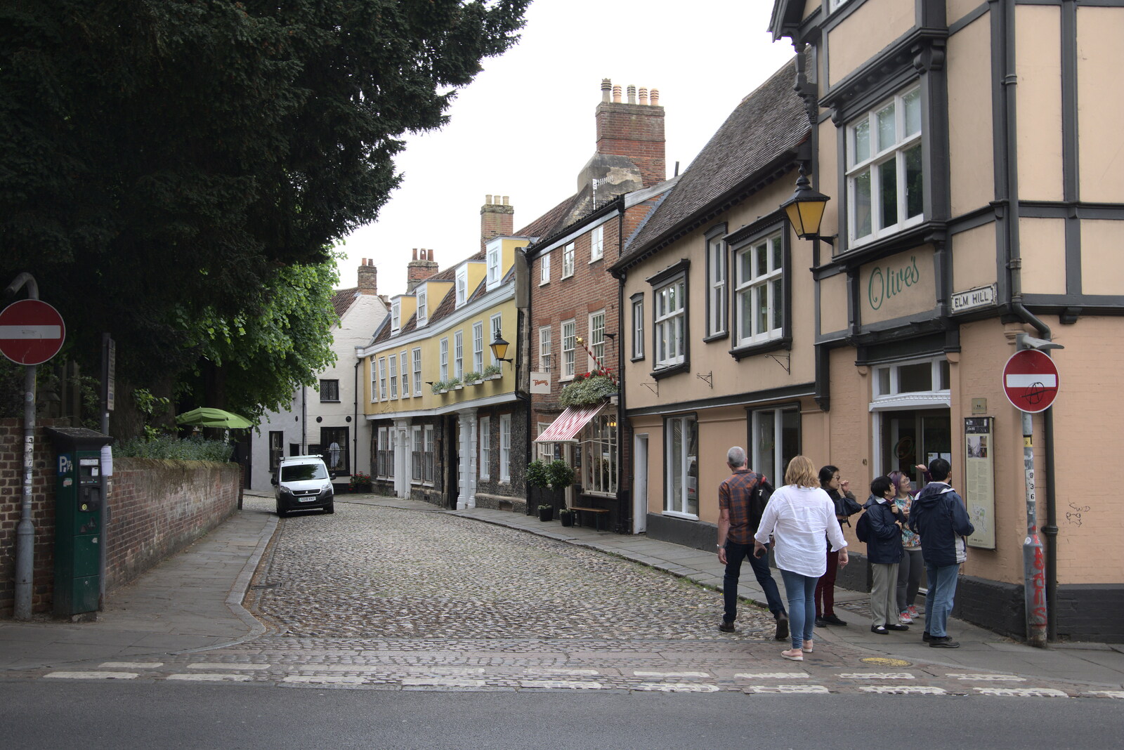 The bottom end of Elm Hill from Discovering the Hidden City: Norwich, Norfolk - 23rd May 2022