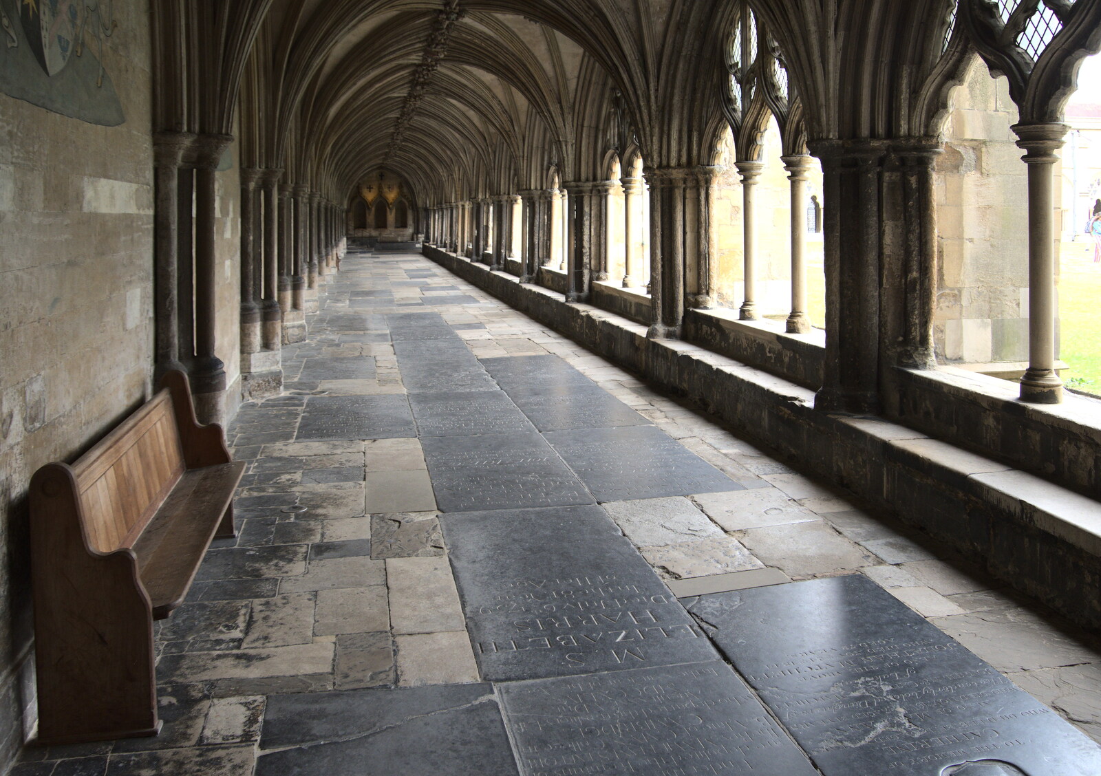 Outside in the Cloisters from Discovering the Hidden City: Norwich, Norfolk - 23rd May 2022