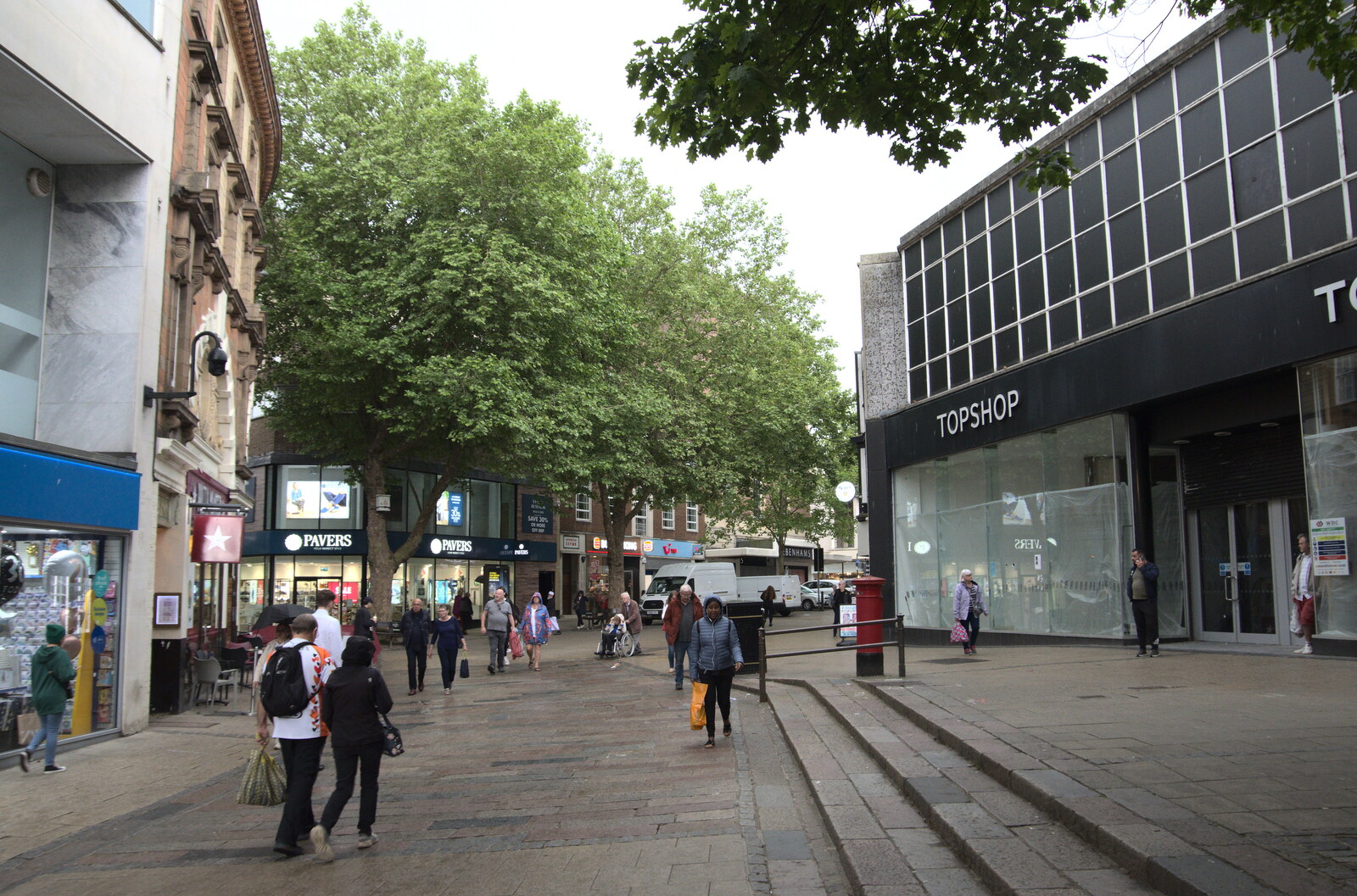 The derelicty Topshop on Haymarket from Discovering the Hidden City: Norwich, Norfolk - 23rd May 2022