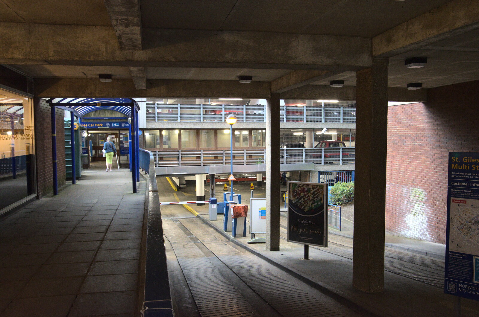 The underground world of St. Giles car park from Discovering the Hidden City: Norwich, Norfolk - 23rd May 2022