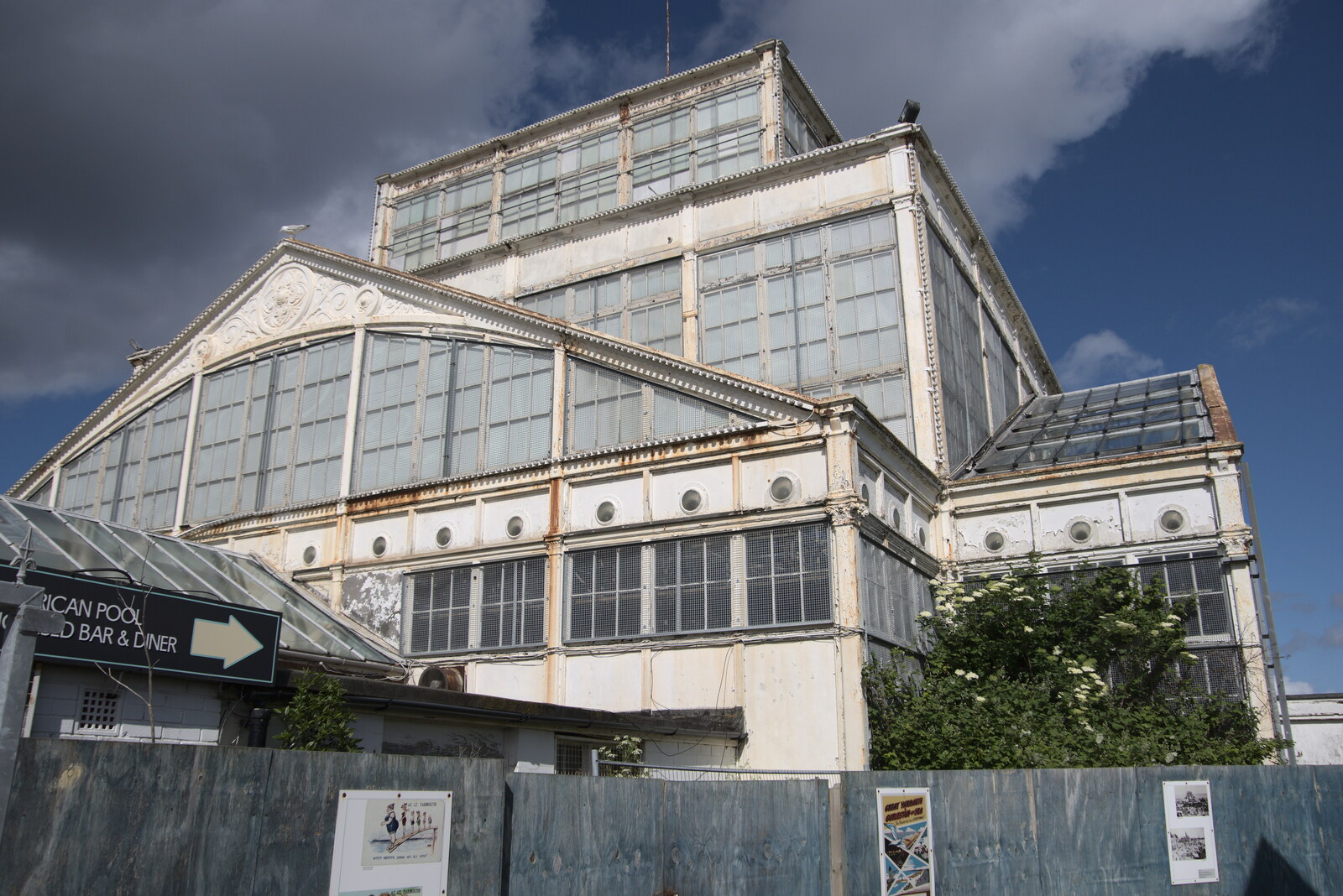 The derelict Winter Gardens from Faded Seaside Glamour: A Weekend in Great Yarmouth, Norfolk - 29th May 2022