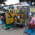 2022 There's a pile of discarded amusement rides